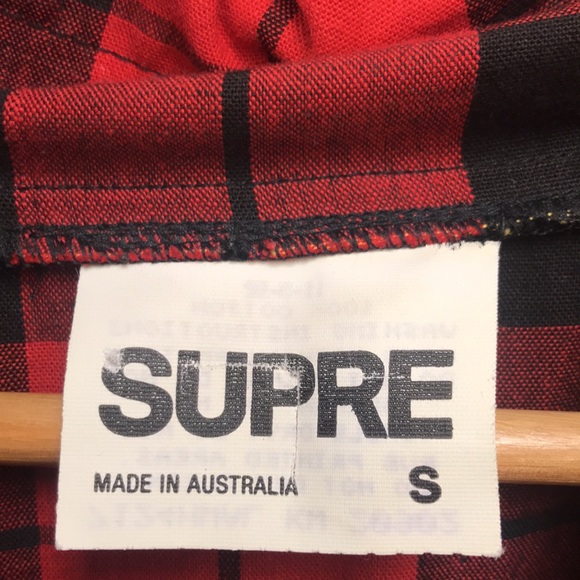 Supre oversize plaid mini dress or tunic - Picture 3 of 7